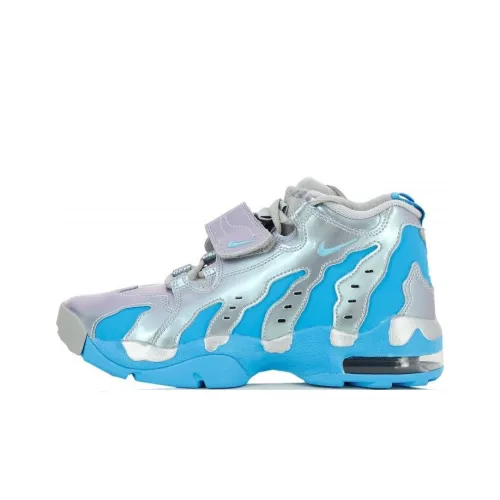 Nike Air DT Max 96 Slip-Resistant Shock Absorbers MID Баскетбольные кроссовки для детей синий и серебристый