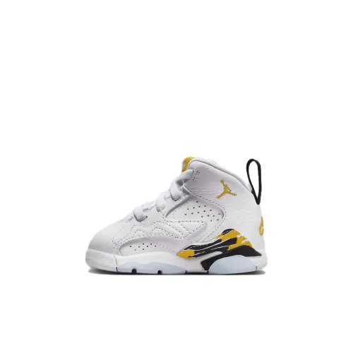 Jordan Jumpman MVP противоскользящая устойчивая к истиранию высокая обувь для малышей белый золотой для младенцев и малышей