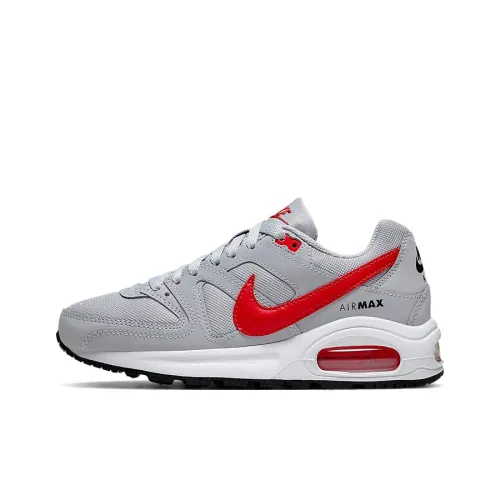 Nike Air Max Command Low Топ Детские беговые кроссовки Серый красный Подростки