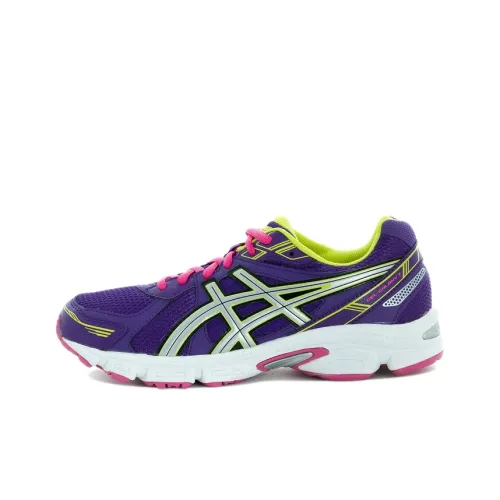 Asics Galaxy 7 Low Топ Детские Беговые Кроссовки Белый Фиолетовый Подростки