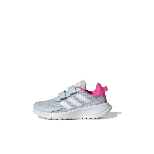Adidas Tensor Дышащий Низкий Топ Детская Беговая Обувь Сине-Белый Для Детей Возрастом 3-7 Лет