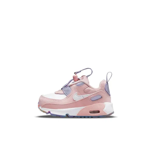 Nike Air Max 90 Toggle SE Low Топ Обувь для малышей Розово-фиолетовый Цветовой блок Infant And Toddler