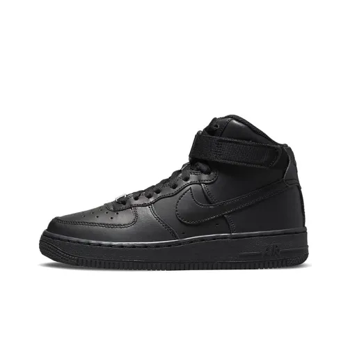 Nike Air FORCE 1 Детские Скейтбординги Высокие Топы Подростковый Возраст