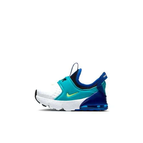 Nike Air Max 270 Low Топ Обувь для малышей Белый зеленый синий Infant And Toddler