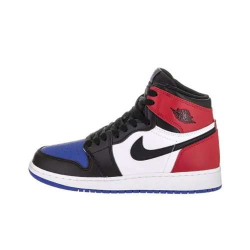 Jordan Air Jordan 1 Ретро Топ 3 High Топ Детские Баскетбольные Кроссовки Красный Подростки