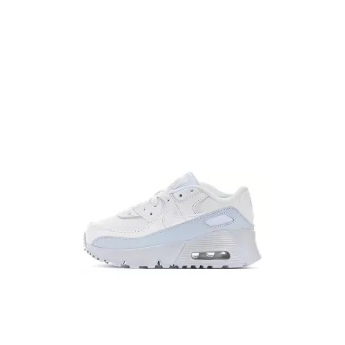 Nike Air Max 90 TD Амортизация Износостойкий Низкий Топ Обувь для малышей Белый Новорожденный и Малыш
