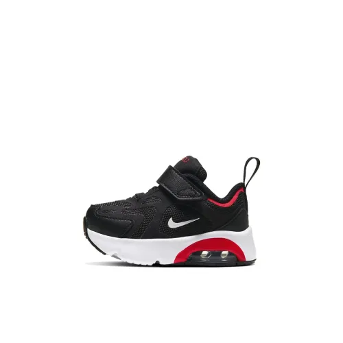 Nike Air Max 200 Амортизация Низкие Кроссовки для Бега Черные Белые Красные для Малышей и Детей