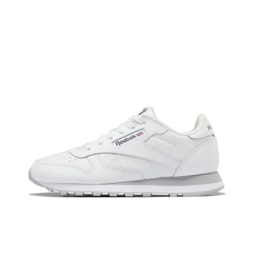 Reebok Classic Leather Детская беговая обувь с низким верхом для школьного возраста