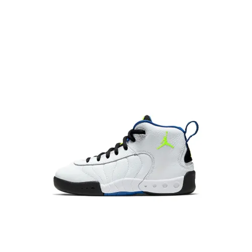 Jordan Jumpman Pro MID Топ Баскетбольные кроссовки Черный белый зеленый для детей 3-7 лет