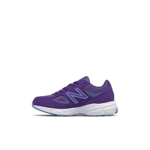 New Balance NB 888 V2 Амортизация Низкий Топ Детская Беговая Обувь Фиолетовая Children Возраст 3-7 Лет