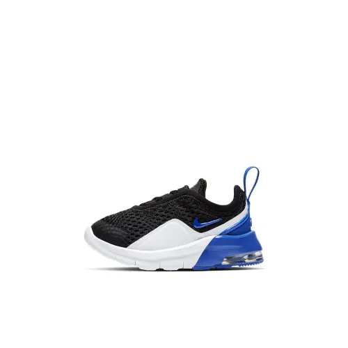 Nike Air Max Motion Low Топ Обувь для малышей Черный белый и синий Infant And Toddler