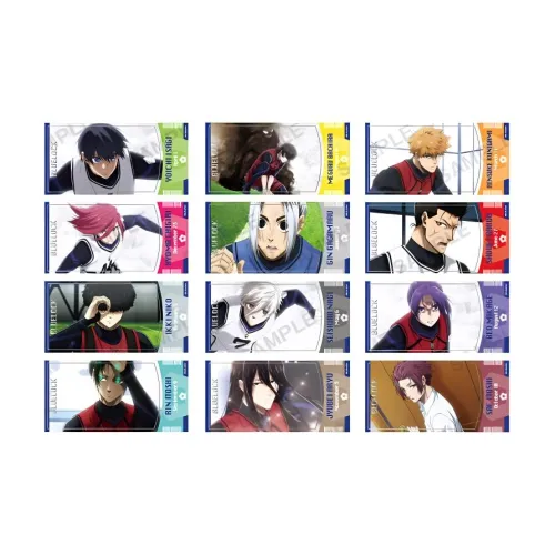 BUSHIROAD Blue Lock Blue Lock Scene Ticket Sticker Полный комплект 12 шт. Мерч по IP