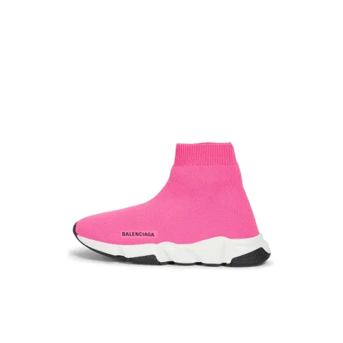 Balenciaga Speed High Топ Kids Lifestyle Shoes Розовый Детский