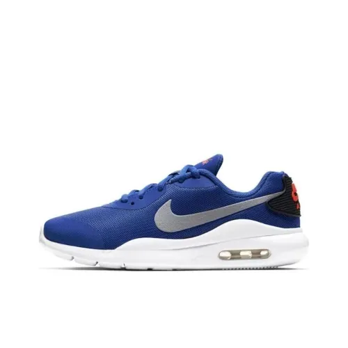 Nike Air Max Oketo Low Топ Детские беговые кроссовки Сине-белый Подростки