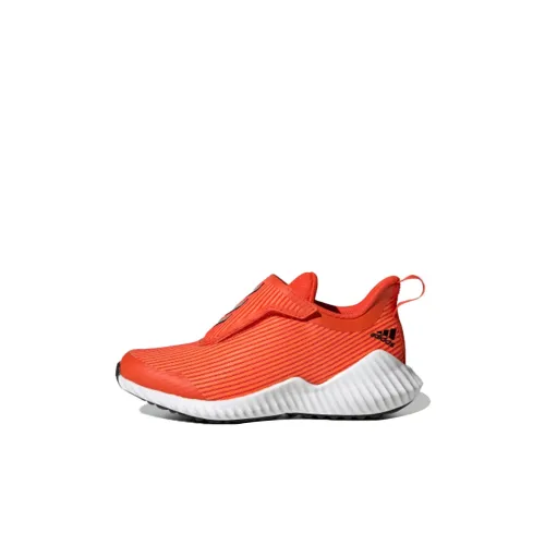 Adidas Fortarun Slip-Resistant и Breathable Kids Lifestyle Shoes Orange White Baby