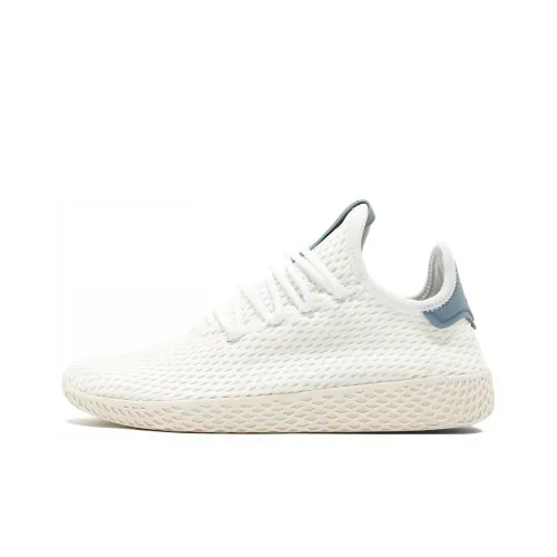 PHARRELL x adidas originals Tennis Hu J Детские кроссовки для тренировок Белый Синий Подростки