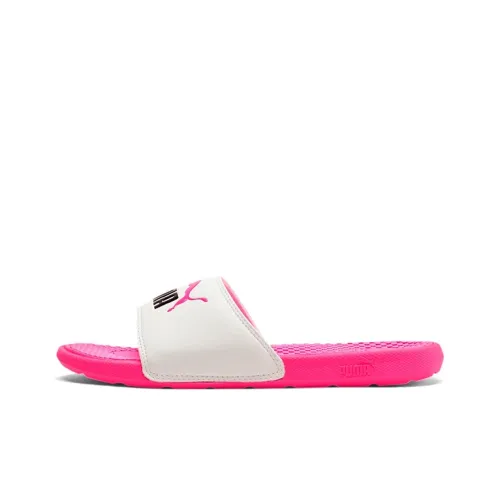 PUMA Cool Cat Детские домашние тапочки Белый Розовый Подростки