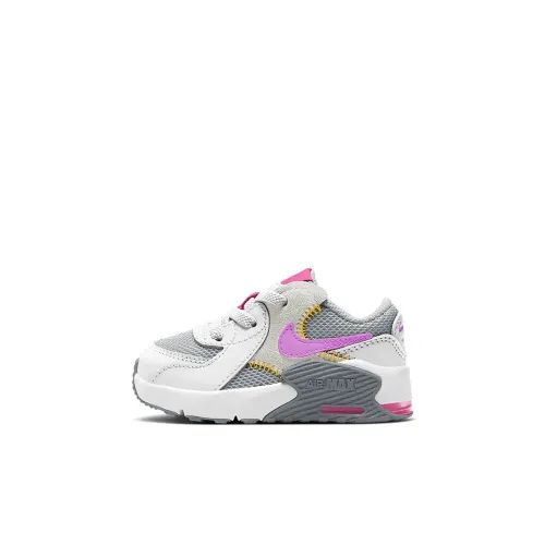 Nike Air Max Excee Low Топ Обувь для малышей Белый серый пурпурный Infant And Toddler