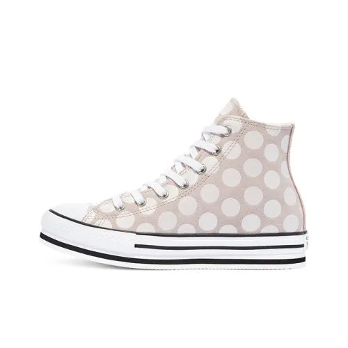 Конверс Чак Тайлер Ол Стар Хайт Топ Хайт Топ Кидс Кеды Полка Дот Пудра Подростки