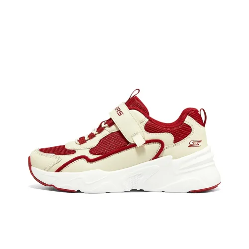 SKECHERS GIRLS Детские повседневные кроссовки Натуральный Красный Подростки