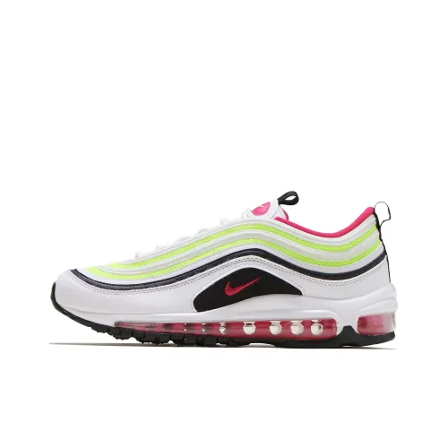 Nike Air Max 97 Low Топ Детская Беговая Обувь Белый Зеленый Розовый