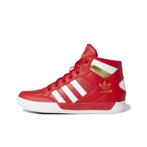 Adidas Originals Hardcourt Детская баскетбольная обувь MID Топ для школьного возраста