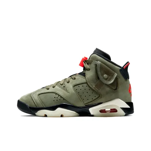 JORDAN Air Jordan 6 Детские баскетбольные кроссовки MID Топ Унисекс