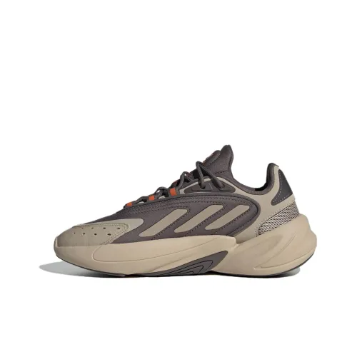 Adidas Originals Ozelia Устойчивый к истиранию Дышащий Низкий Топ КIDS Лайфстайл Обувь Коричневый Серый