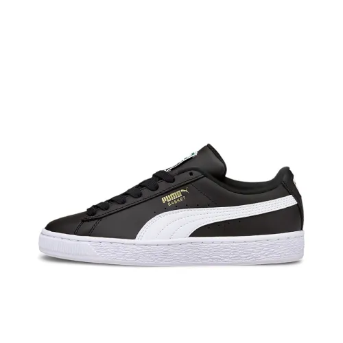 PUMA Basket Classic Xxi Low Топ Детские Скейтбординги Черный Белый Подростки