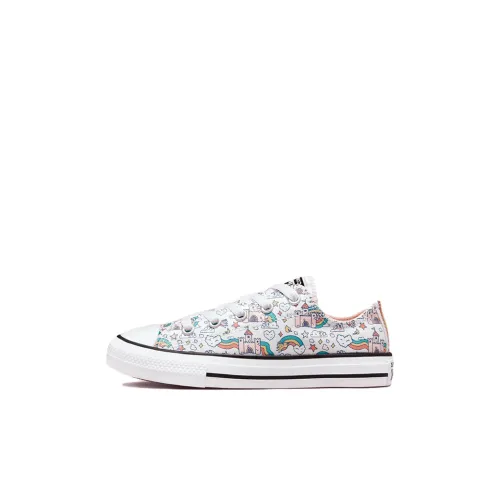 Converse Chuck Taylor All Star Low Топ Kids Кеды Белый Многоцветный Дети Возраст 3-7 Лет