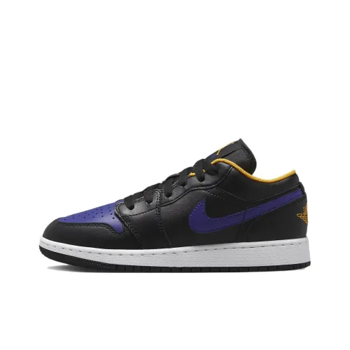 Jordan Air Jordan 1 Детские баскетбольные кроссовки с низким верхом для школьного возраста
