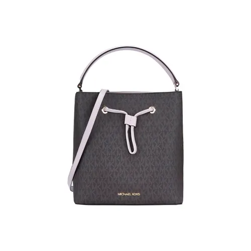 MICHAEL KORS Suri Кожа Ведро Сумка Портативная Сумка через плечо Большая Женская Коричневая Розовая