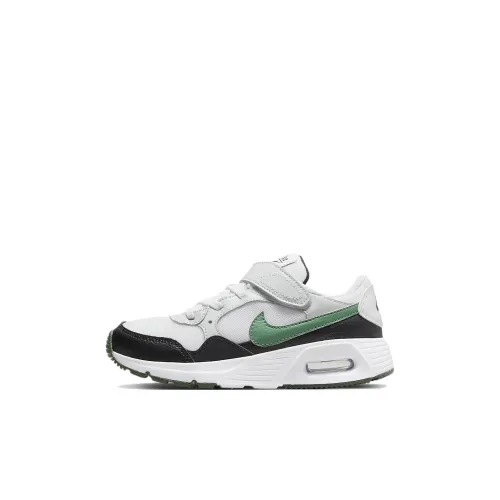 Nike Air Max SC Low Беговые кроссовки Топ Белый Зеленый для детей 3-7 лет