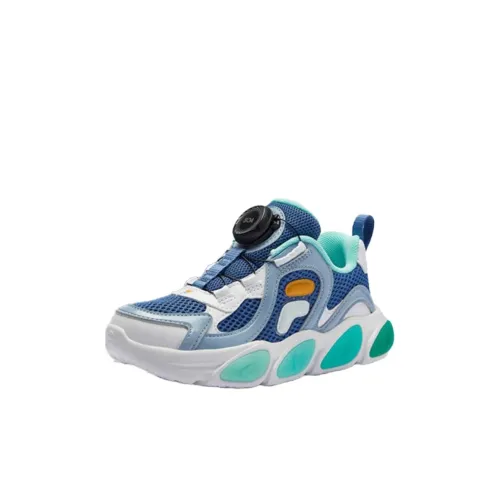 FILA KIDS BOA Slip-resistant Shock Absorbers Низкий Топ Детские Тренировочные Кроссовки Синий Children Возраст 3-7 лет