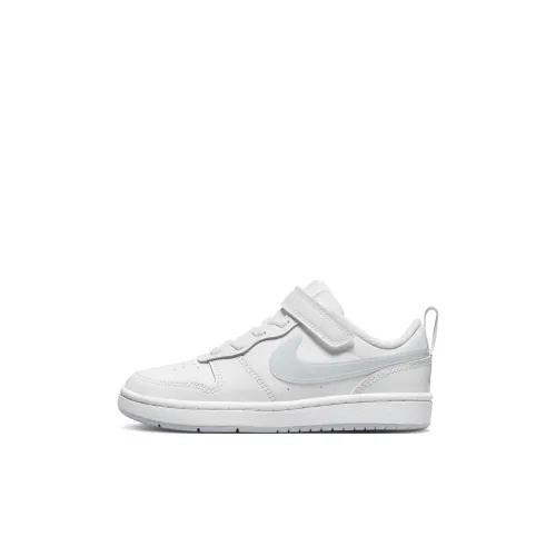 Nike Court Borough 2 Поддержка Slip-Resistant и Abrasion-Resistant Низкие Кроссовки для Скейтбординга Белый Синий