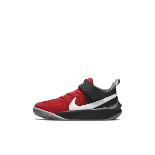 Nike Team Hustle D 10 Детская баскетбольная обувь низкого профиля для дошкольников