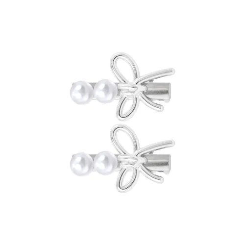ZANC Alloy Faux Pearl Hair Clips Women's