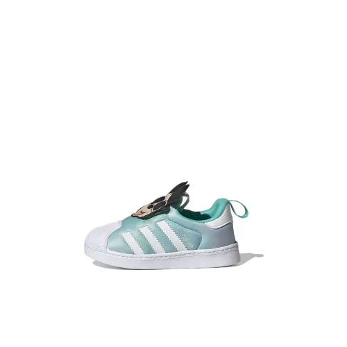 Disney x Adidas Originals SUPERSTAR 360 Low Топ Обувь для малышей Светло-синий Infant And Toddler