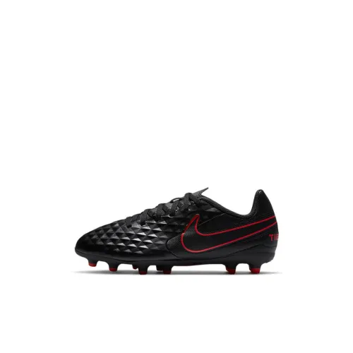Nike Tiempo Legend 8 Jr. Клуб MG Низкий Топ Футбольные бутсы Черный Детский