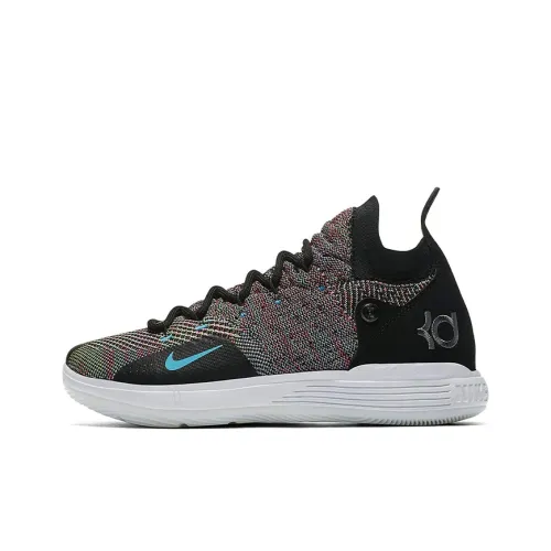 Детская баскетбольная обувь Nike KD 11, модель Mid, топ, школьный возраст