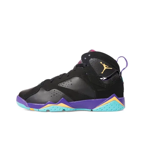 Jordan Air JORDAN 7 Ретро Lola Bunny Устойчивый к истиранию Высокий топ Детские баскетбольные кроссовки Черный Выпуск 2014 года
