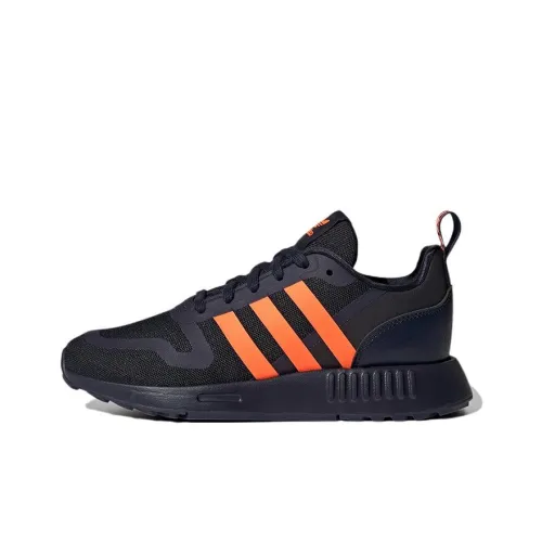 Adidas Originals MULTI Устойчивый к истиранию Дышащие Низкие Беговые кроссовки Синие Оранжевые Подростки