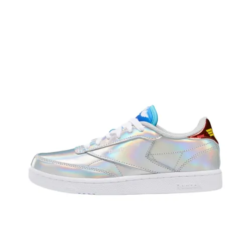 Reebok Club C Series Детские Скейтбординги Низкий Топ Школьный возраст