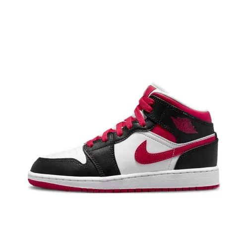 Jordan Air Jordan 1 Детские баскетбольные кроссовки MID Топ Унисекс