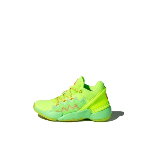 Adidas D.O.N. Issue #2 Дышащий Низкий Топ Детские Баскетбольные Кроссовки Для Детей Возрастом 3-7 Лет