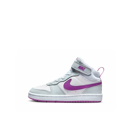 nike Court Borough Series MID 2 MID Топ Детские Скейтбординги Фиолетово-синий Children Возраст 3-7 лет