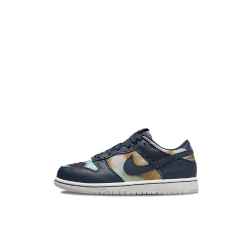NIKE Dunk SE Low Топ Кроссовки для скейтбординга Цвет обсидиана Дети 3-7 лет