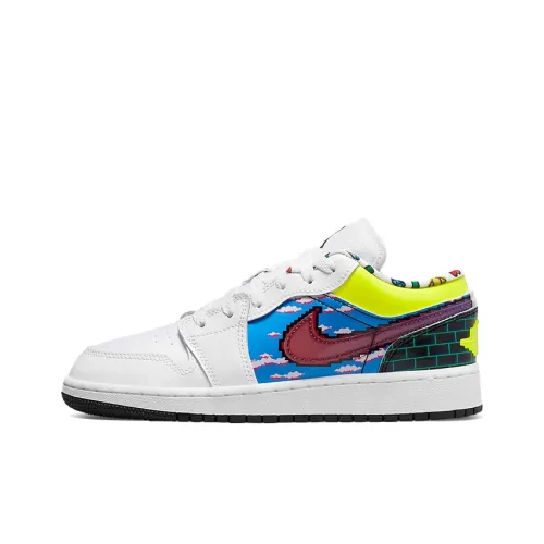JORDAN Air Jordan 1 Детские баскетбольные кроссовки Low Топ Унисекс