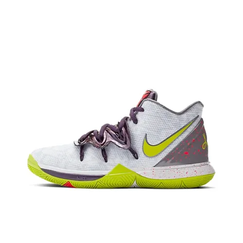 Nike Kyrie 5 Мамба Mentality MID Топ Детские Баскетбольные Кроссовки Желтые