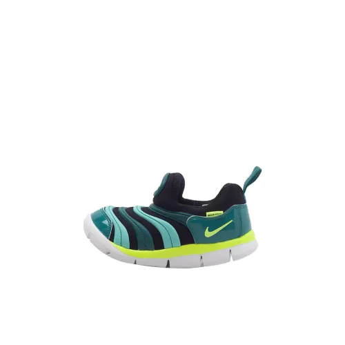 nike Dynamo Free Low Топ Обувь для малышей Зеленый Черный Желтый Infant And Toddler